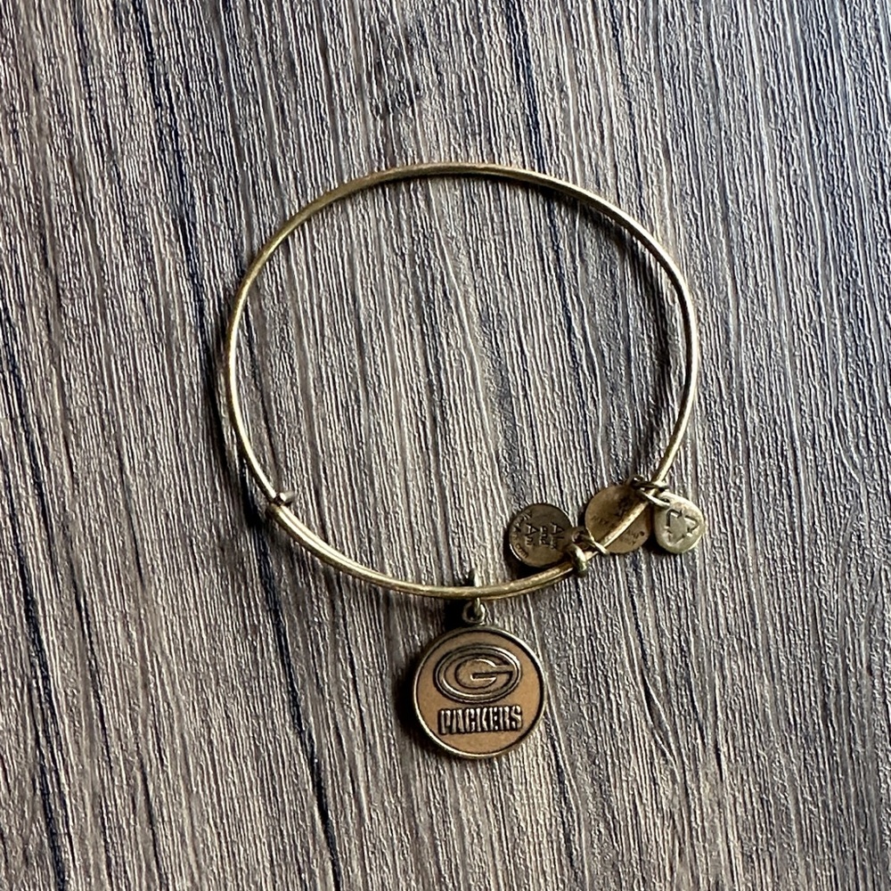 Alex and Ani GB Packers Charm Bracelet